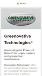 Mobile Screenshot of greenovativetechnologies.com